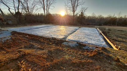 48' x 35' Monolithic Concrete Foundation form