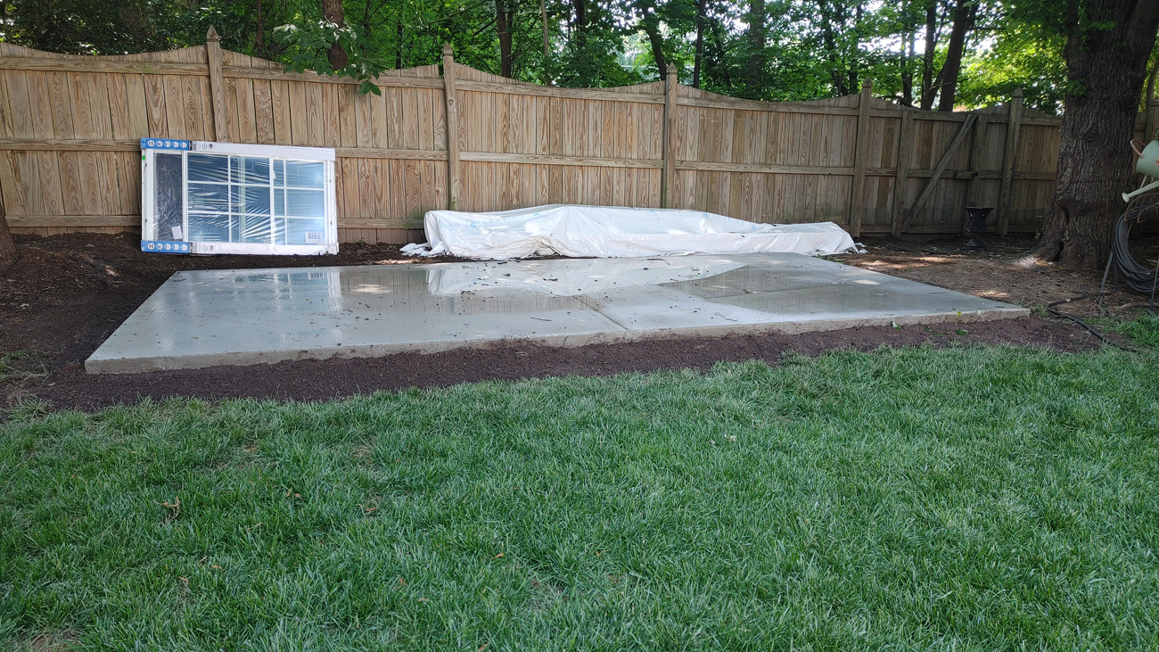 Shed pad