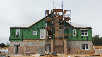 JT Contracting Masonry work - Chimney, basement garage, foundation, brick veneer, piers